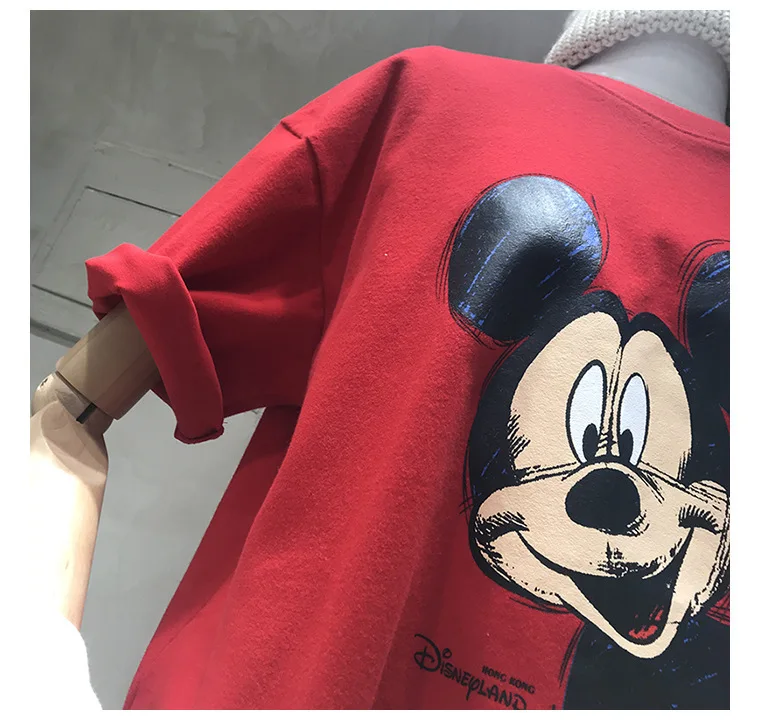 Летние топы 2020 с принтом мыши женские футболки Tumblr уличная мода футболка Kawaii Harajuku