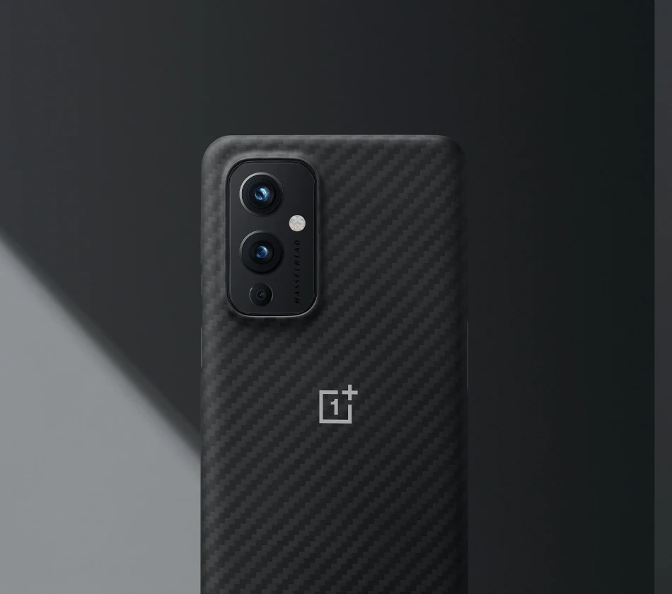 Najtaniej Oryginalna Obudowa OnePlus 9 Miękka Przezroczysta Wersja W/CN Karbon Carbon Oficjalna Ochrona Twarde Etui Pancerz Z Piaskowca Cerulean
