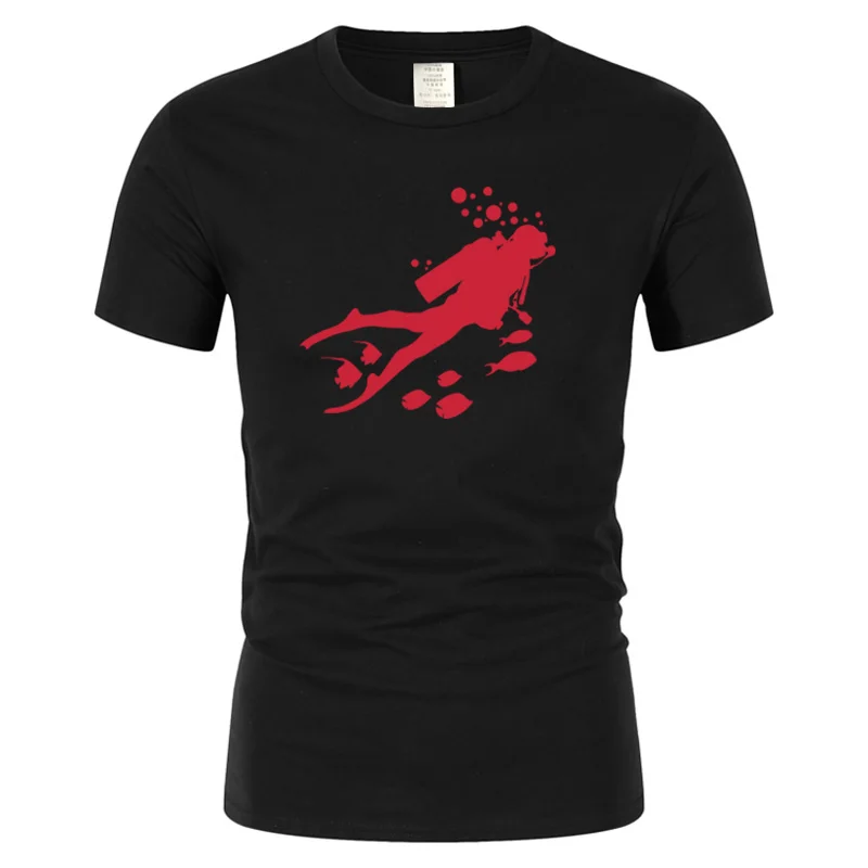 Футболка Мужская/женская с принтом Морской мир и коротким рукавом | Мужская