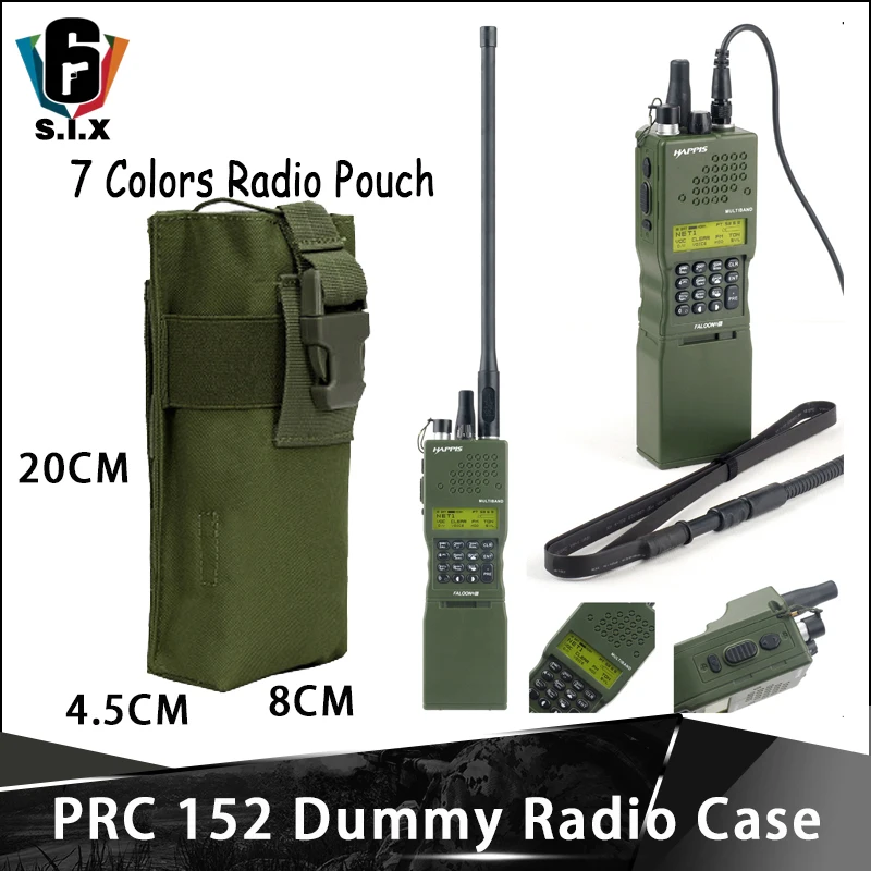Tactical Airsoft Militare PRC 148 Dummy Caso Della Radio Walkie Talkie Con Radio Pouch Tasca PRC-148 Accessorio Antenna Cornici E Articoli Da Esposizione