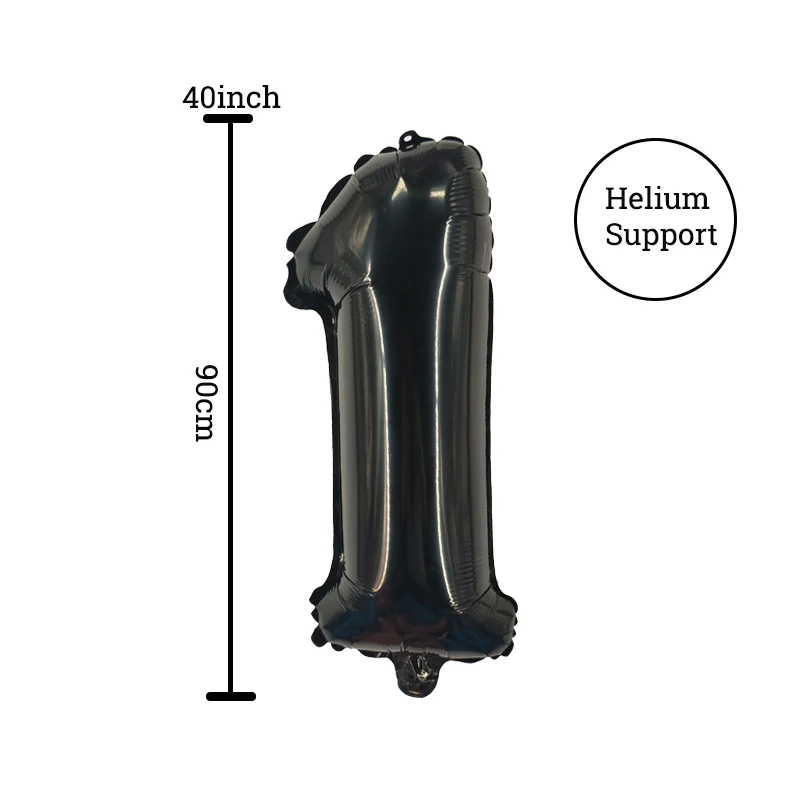 16/32/40 дюймов золотые серебристые розовые с цифрами фольгированные шары украшения