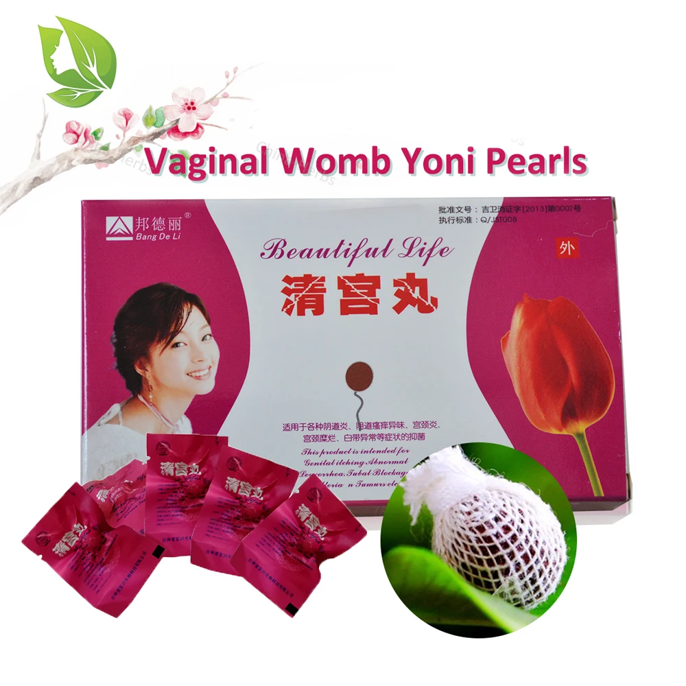 

6Pcs/pack Yoni Pearls Beautiful Life Tampons Vaginal Detox Tampon Chinese medicine feminine hygiene Health Vagina Cleansing