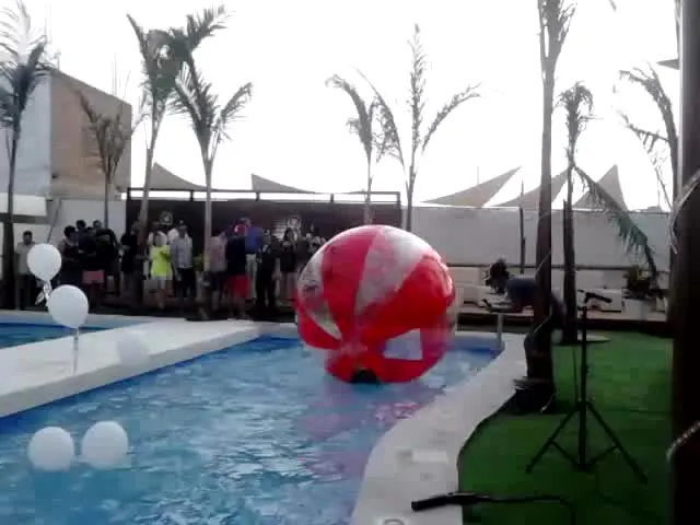 

Wholesale swimming pool games ballon deau gonflable inflatable human hamster water bubble ball