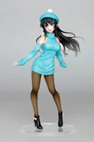 20cm anime figure rascal does not dream of bunny girl sakurajima mai knit dress pvc action figure toy collection model doll gift