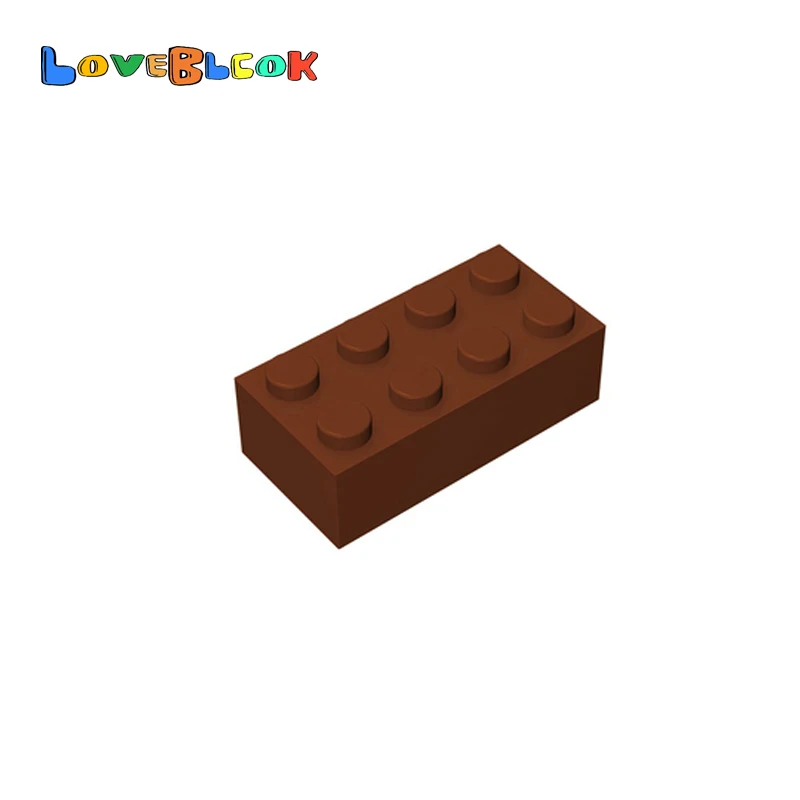 Кубики LoveBlock 2x4 сборные детали MOC игрушки сделай сам рождественский подарок
