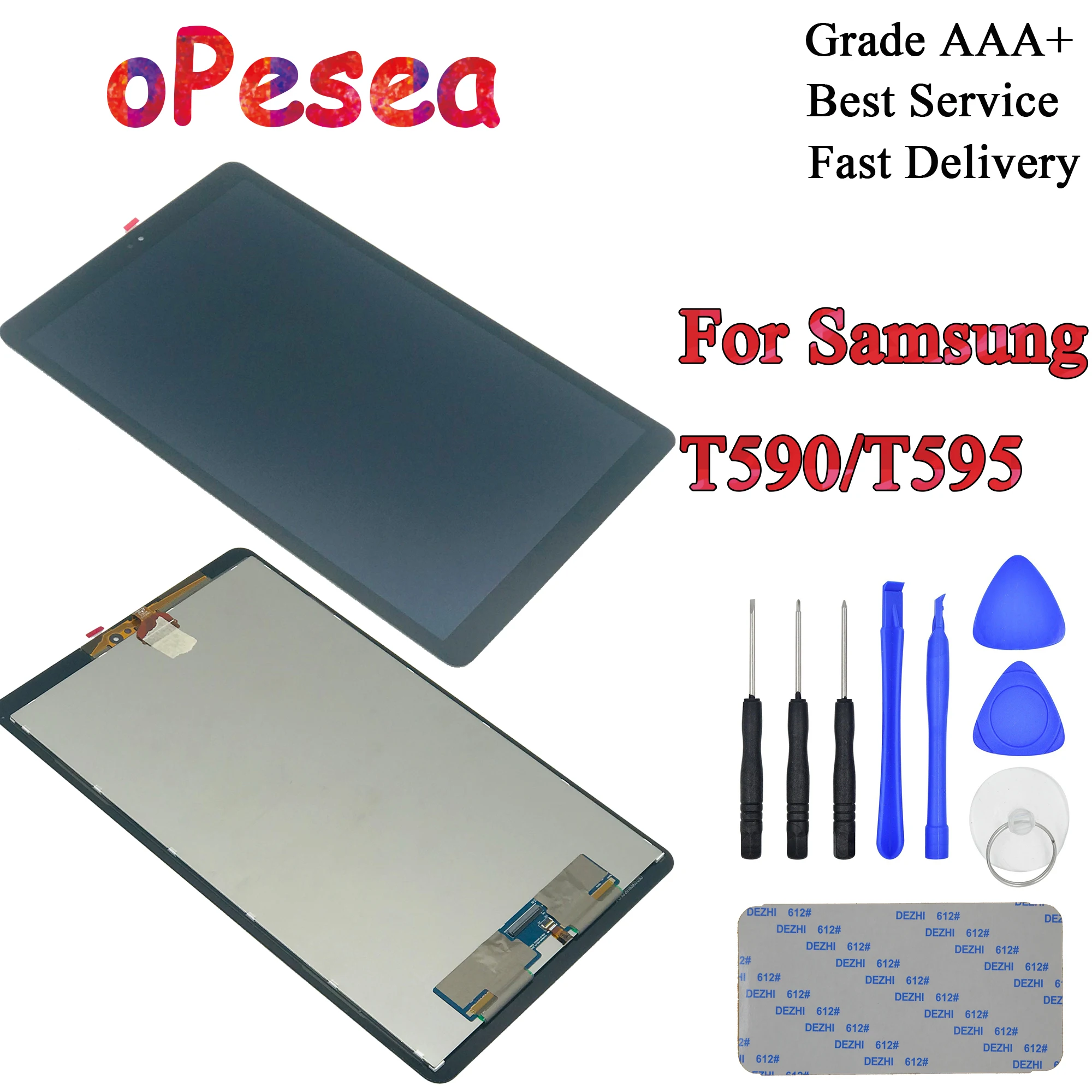 OPesea для samsung Galaxy Tab A2 T590 T595 SM-T595 SM-T590 сенсорный экран дигитайзер ЖК-дисплей Панель Стекло в сборе