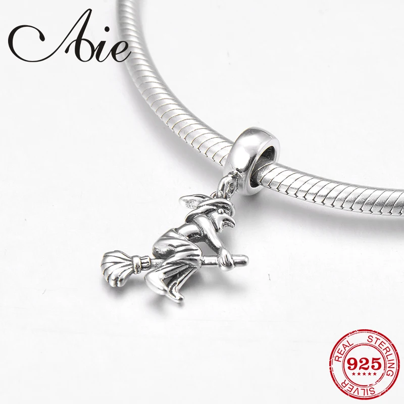 Кулон метла для девочек из серебра 925 пробы | Украшения и аксессуары