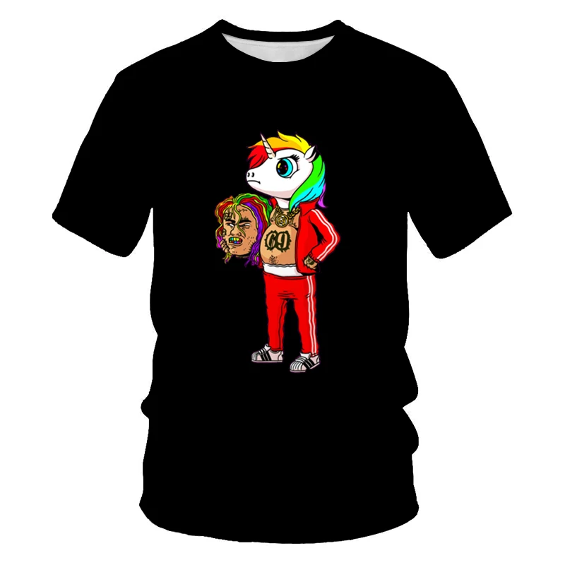 

Футболка Мужская/Женская Gooba 6ix9ine, с 3D-принтом, в стиле хип-хоп