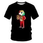 Футболка МужскаяЖенская Gooba 6ix9ine, с 3D-принтом, в стиле хип-хоп