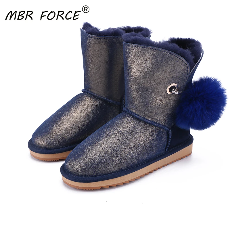 MBR FORCE 2020 Классическая австралийская кожа водонепроницаемая брошь с помпоном