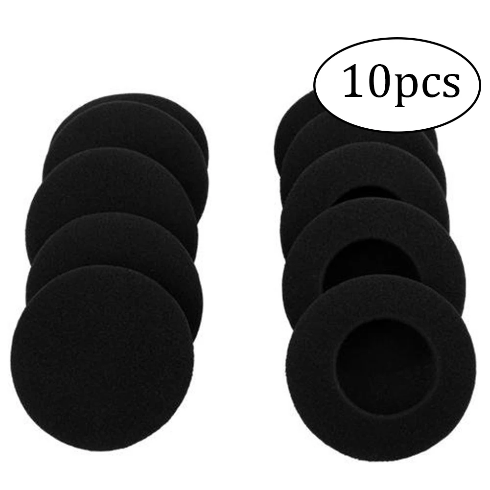 

10pairs 60 - 65 Mm Replacement Earphone Cover Durable Sponge Earpad Soft Foam Ear Pad For Headphone Sponge Earphone Pad