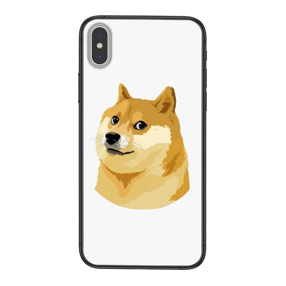 Doge Meme Kabosu Soft Mobile Phone Skin Colors For iPhone 11 12 Pro Mini 5 5S SE 5C 6 6S 7 8 X 10 XR XS Plus Max | Мобильные