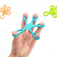finger squishy grip silicone ring fidget exerciser antistress toy fitness 3 levels autism finger feeling puzzle toys