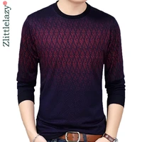 2021 brand new hot casual social argyle pullover men sweater shirt jersey clothing pull sweaters mens fashion male knitwear 151