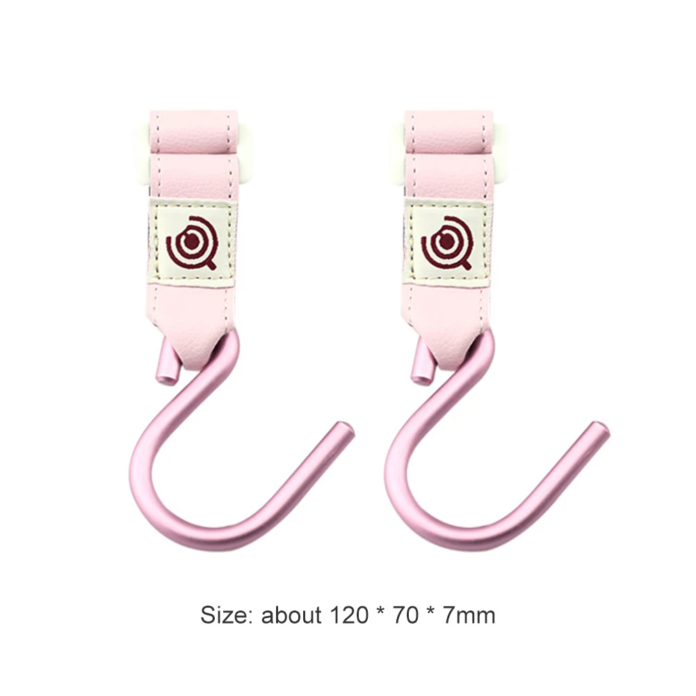 

2pcs Multifunction Baby Stroller Hooks Classic Hanger Hooks Nappy Bag Pram Hanging Hook Seat Accessaries Supplies Parts