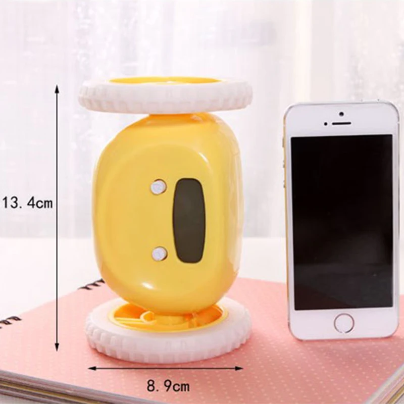 Светодиодный Будильник QMJHVX ночсветильник Nixie цифровые настольные часы для