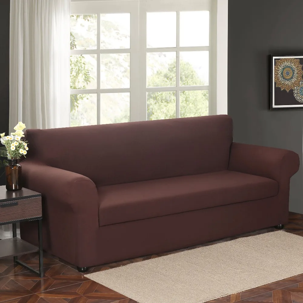 Стрейч диван Slipcover 2-шт. Диван-крышка мебель протектор диване Микро волокно супер мягкий прочный с эластичным дном