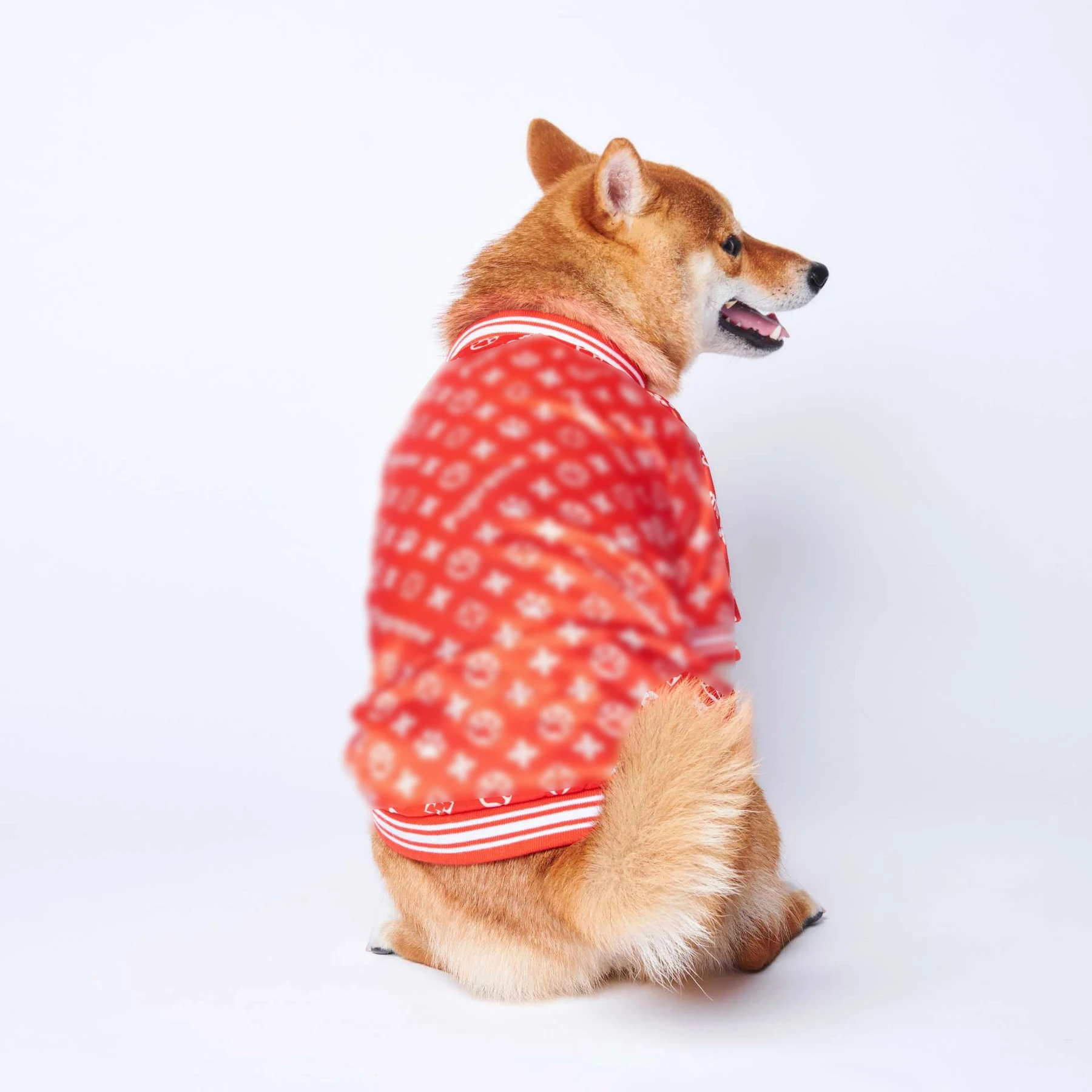 Модная одежда для домашних животных Adidog французский бульдог супертеплая зимняя