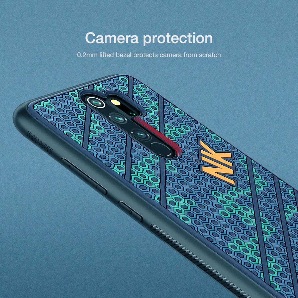 Для Xiaomi Redmi Note 8 Pro NILLKIN силиконовый PC чехол для телефона для Xiaomi Redmi Note 8 TPU 3D рельефный противоударный чехол