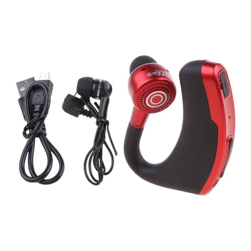 

Car Wireless Earphone V10 Business Bluetooth Headphone Fast Charging Driver Hand Color For Black , Red And Blue
