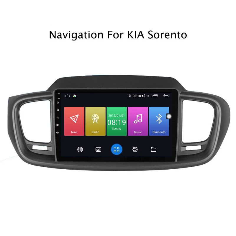 Ectwodvd 10 1 дюймов Andriod 8 автомобильный DVD gps для Kia Sorento 2015 2018 4G ram 64G rom CarPlay DSP LTE с