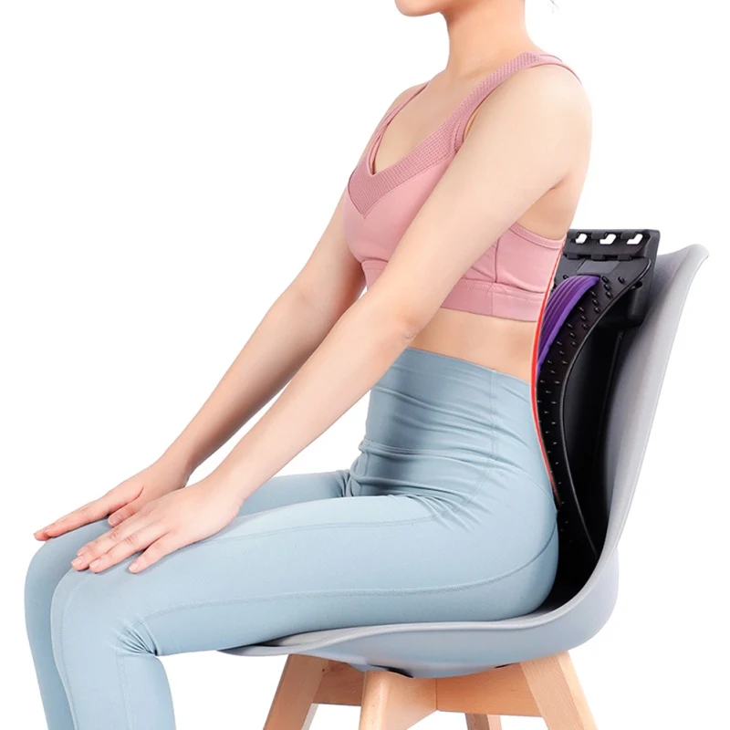 

Back Massager Stretcher Fitness Lumbar Support Pain Relief Waist Spine 2020