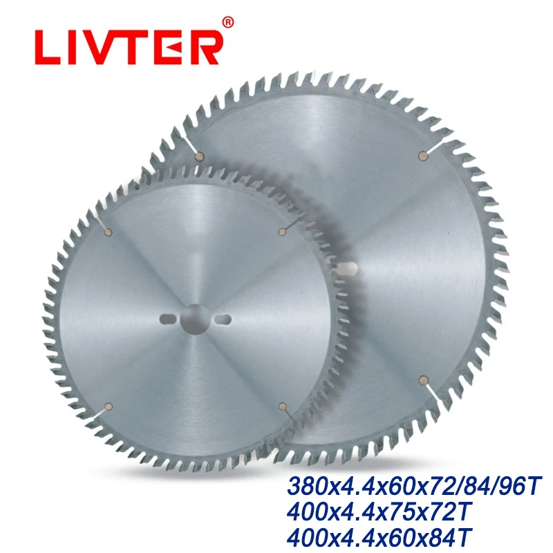 Livter Wood Round Saw Cutting Blade Sawmill with Tungsten Carbide Tipped Cutting Woodworking and Carpentry Tools 380 400mm