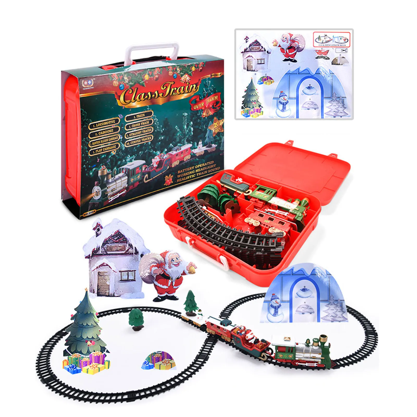 

Christmas Train Set Electric Train Track Toy Gift Set For Kids Train Track Toy Toys For Children