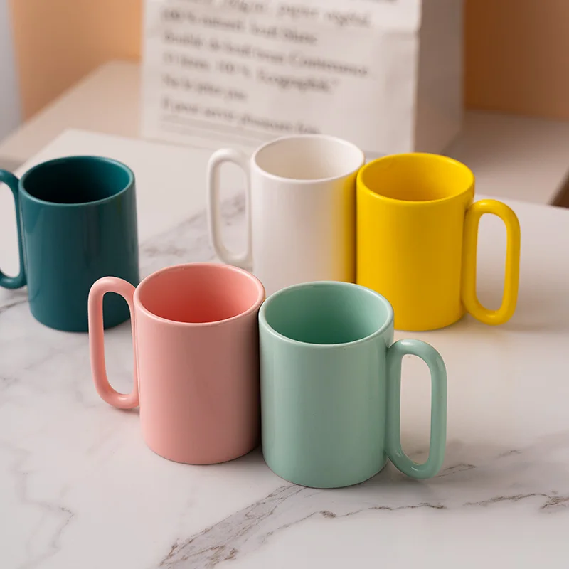 Уникальные керамические кружки в скандинавском стиле домашняя креативная чашка