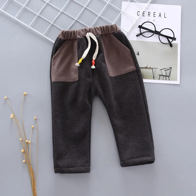 New Baby Pants Thick Winter Child Trousers LONG Children Leggings Kids Velvet Boys Warm 1-5 YEAR |