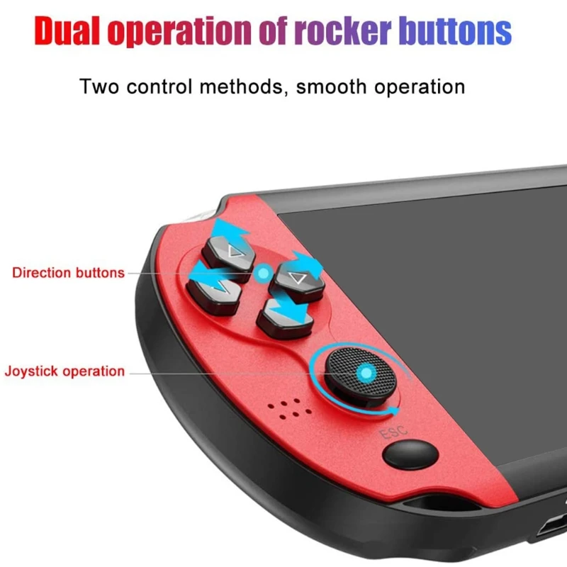 

8GB 4.3 Inch 10000 Retro Games Handheld Game Console Video Game Console Music Video Game Gift for Kids and Adults