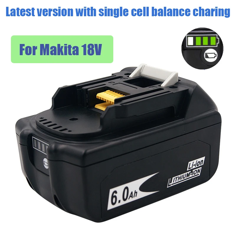 Перезаряжаемая литиевая батарея 1860 18 в для электроинструмента Makita BL1815 1830 1840 1850