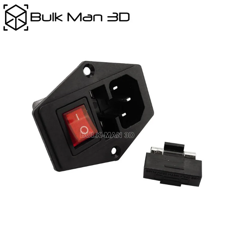 Розетка с держателем предохранителя IEC 250 В 10 А переменного тока|Детали и