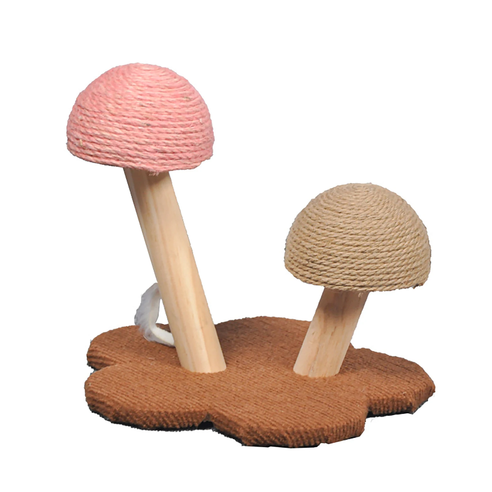 

Mushroom Cat Scratcher Cat Tree Toy with Scratcher Posts Cats Scratching Tree Small House Training Toys for Cat Interactive Toys