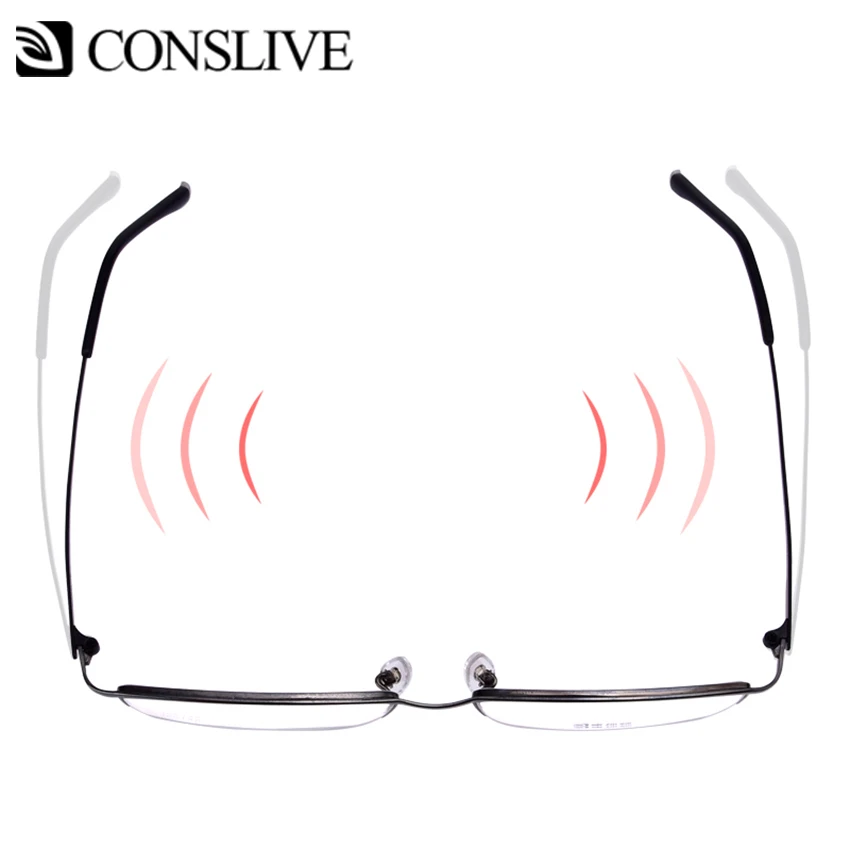 Титановая Регулируемая Оправа для Мужских Очков. Мультифокальные Мужские Очки.