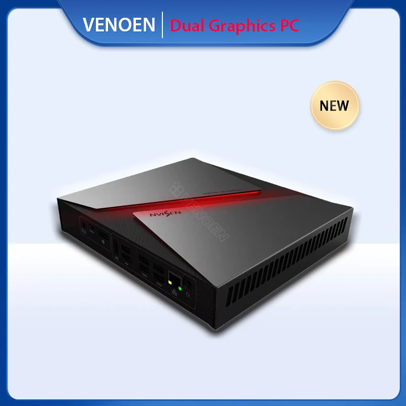 Kaufen Intel 8th Gen Kaffee See I9 8950HK Mini Gaming Pc Fan Kühlung Windows 10 Pro Linux 6 Kerne 4k Hdmi Dp Typ-C USB 3,1 Desktop PC