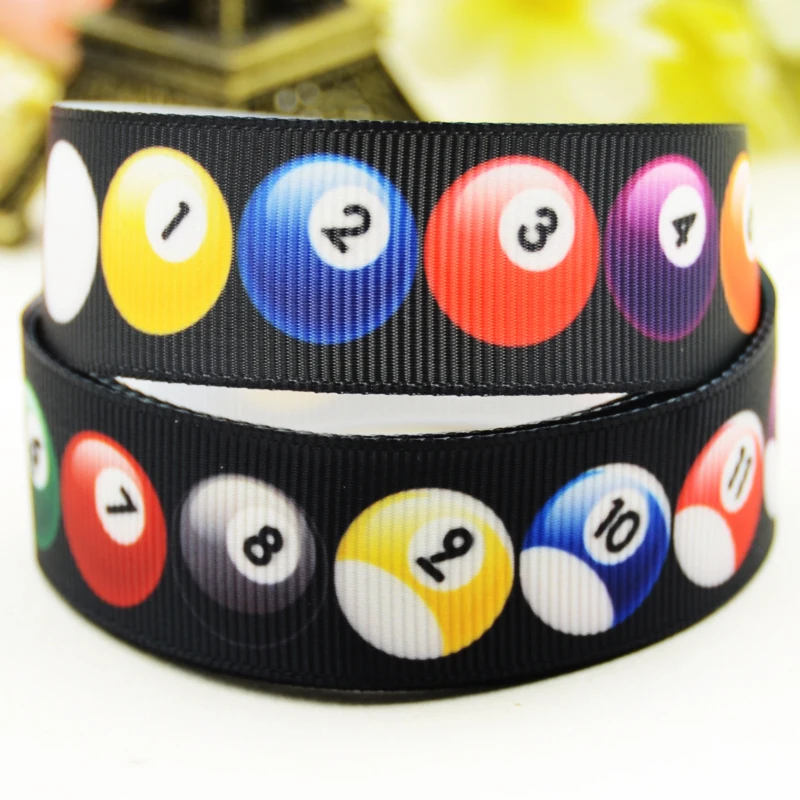 22 мм 25 38 75 спортивные мячи мультфильм печатных Grosgrain ленты вечерние свадебные