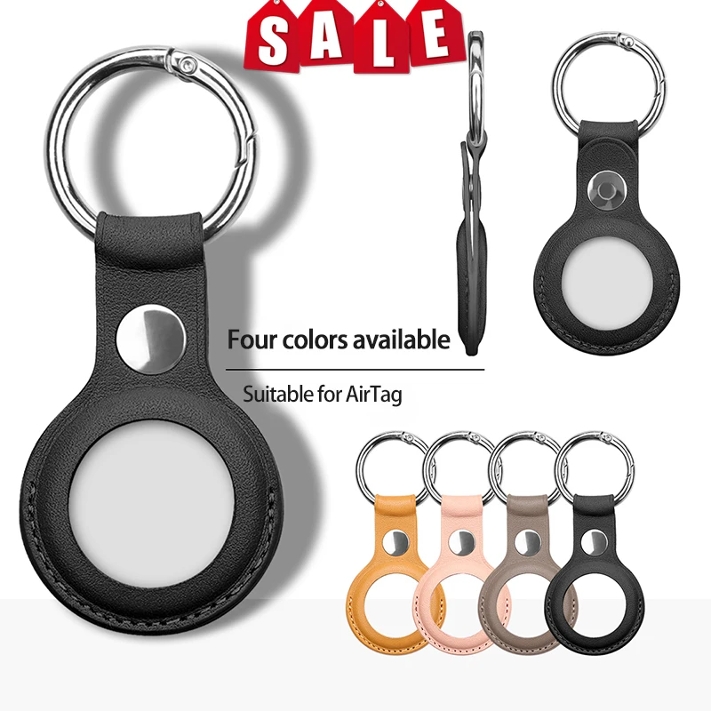 

Защитная Противоударная защитная задняя крышка из искусственной кожи чехол в виде ракушки расположение защитник трекера для AirTags Bluetooth тре...