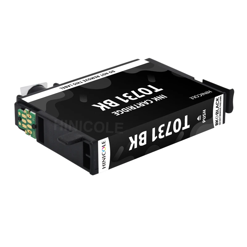 HINICOLE для Epson T0731 картридж с совместимый чернильный чипом принтер TX209 TX210 TX219 TX409 TX121