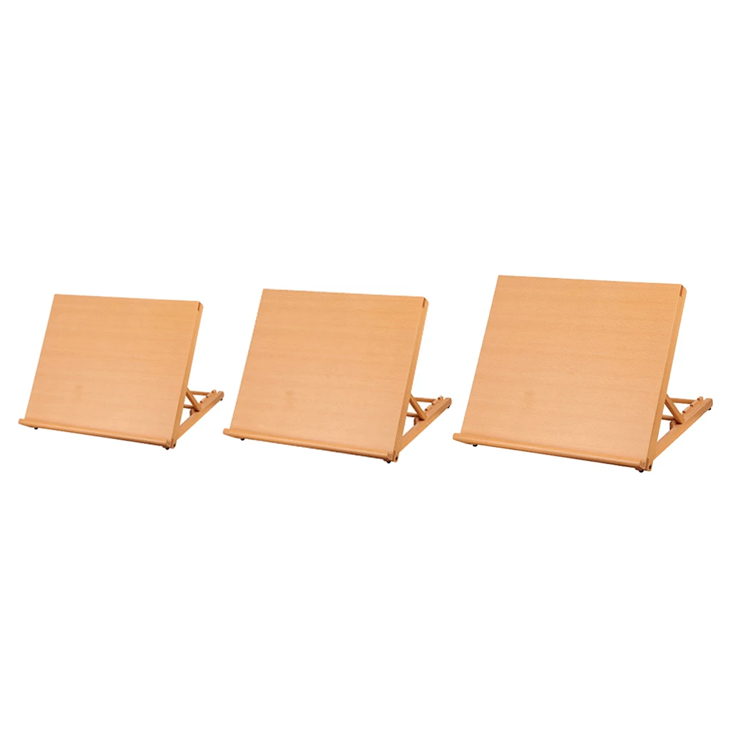 

Регулируемая деревянная доска для рисования художников, деревянная настольная доска, мольберт, портативная доска для холста, живописи, рис...