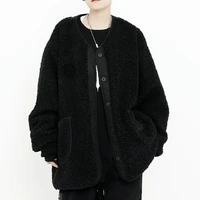 xuxi women zipper stitching long sleeve cardigan coat autumn winter 2021 fashion single breasted cashmere loose coat e4457