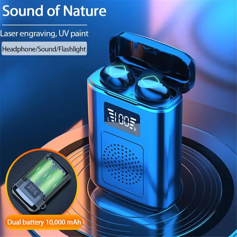 

TWS Blue tooth5.0 Earphones 4000mAh Charging Box Wireless Headphone Stereo Sports Waterproof Earbuds Headsets For Xiaomi
