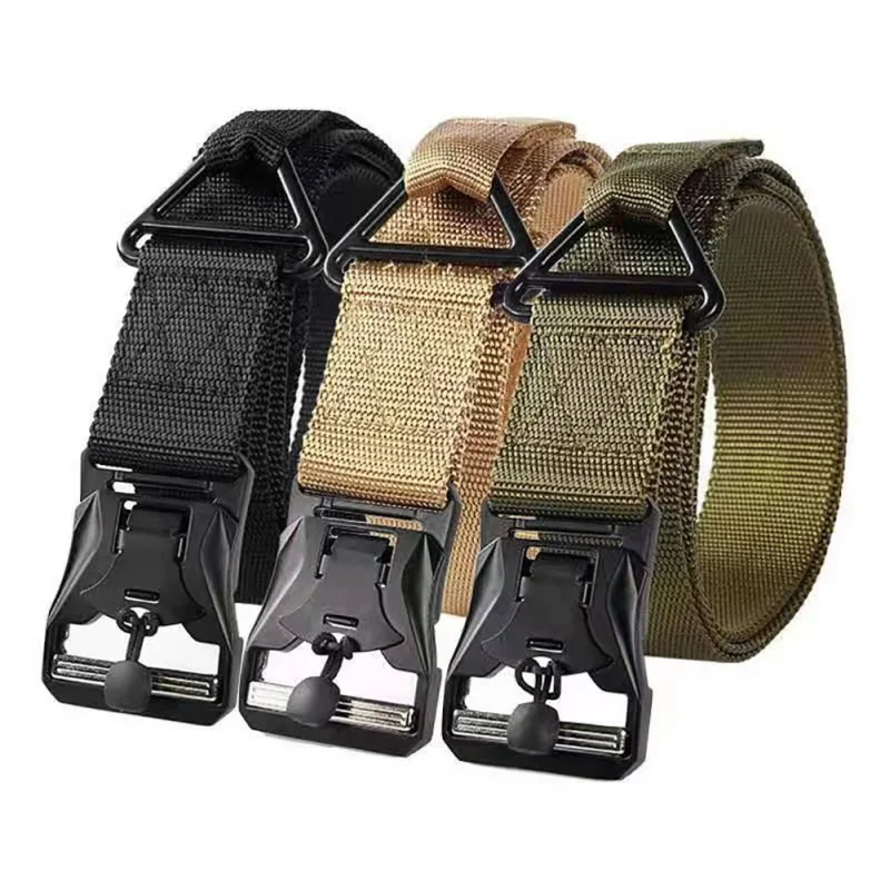 

Multi-Function Plastic LIGHTWEIGHT MACHINE BELT Casual Men's Magnetic Buckle War Belt 2021