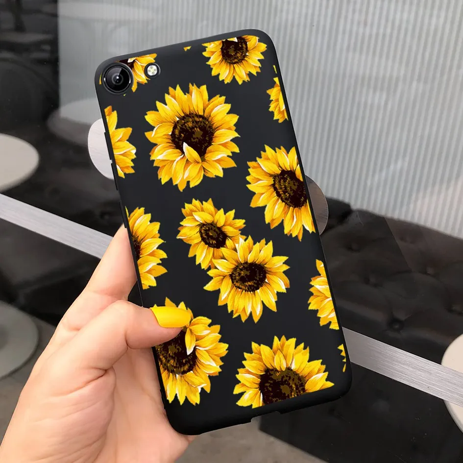 Чехол для Vivo Y1s мягкий силиконовый матовый чехол с изображением бабочки пчелы Y81