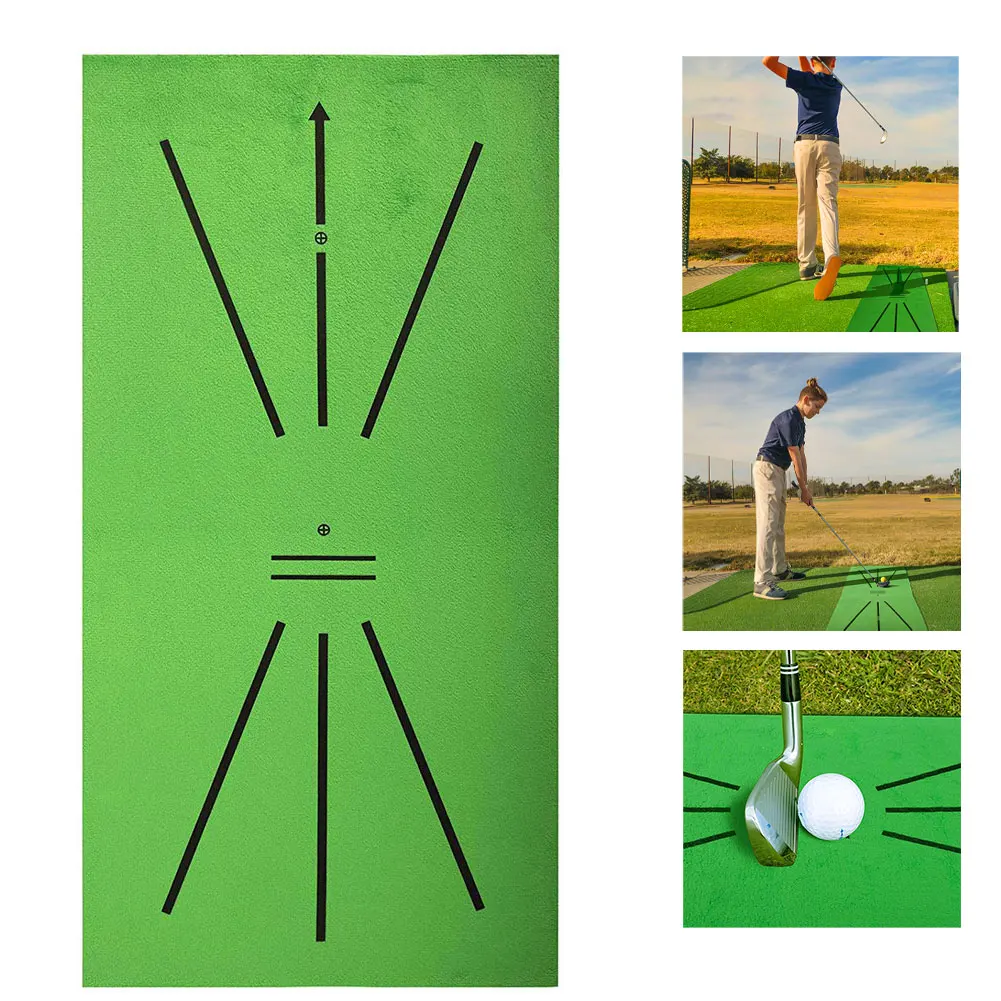 

Golf Training Mat Golf Hitting Mat Durable Portable Golf Putting Practice Aids Equipment For Yard Garden Grassland Practice