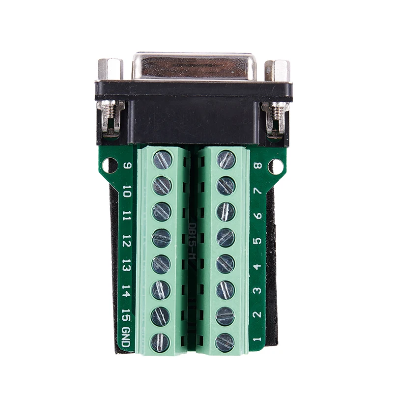Топ DB15 D SUB VGA 15pin Женский адаптер Jack терминал Breakout PCB плата|Вилки с розеткой| |