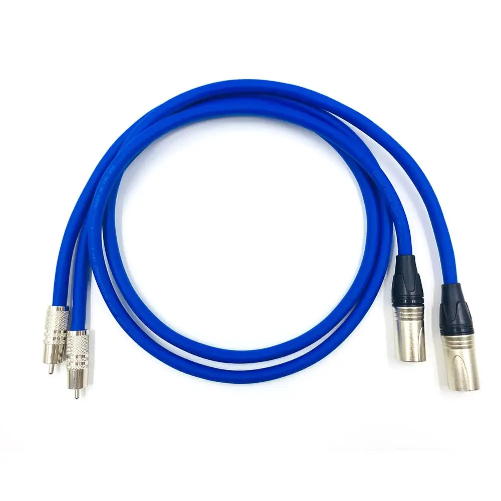 Халдон с родиевым покрытием RCA к XLR штекер штекеру баллакированный аудио