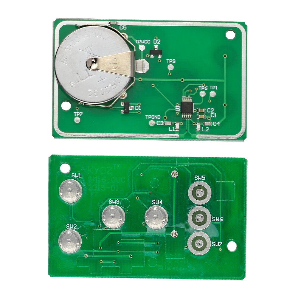 KEYECU 5 шт. ключ дистанционного управления без ключа для Cadillac CTS STS DTS 2008 2011 Fob 4 кнопки