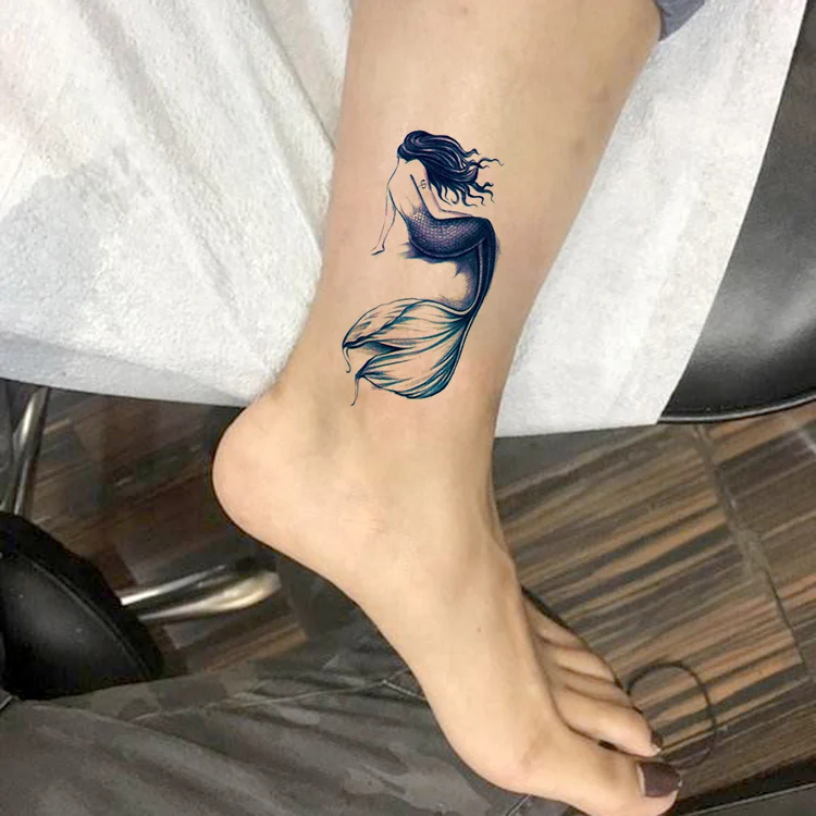 Водостойкие Временные татуировки летние пляжные женские на руку ногу ключицы