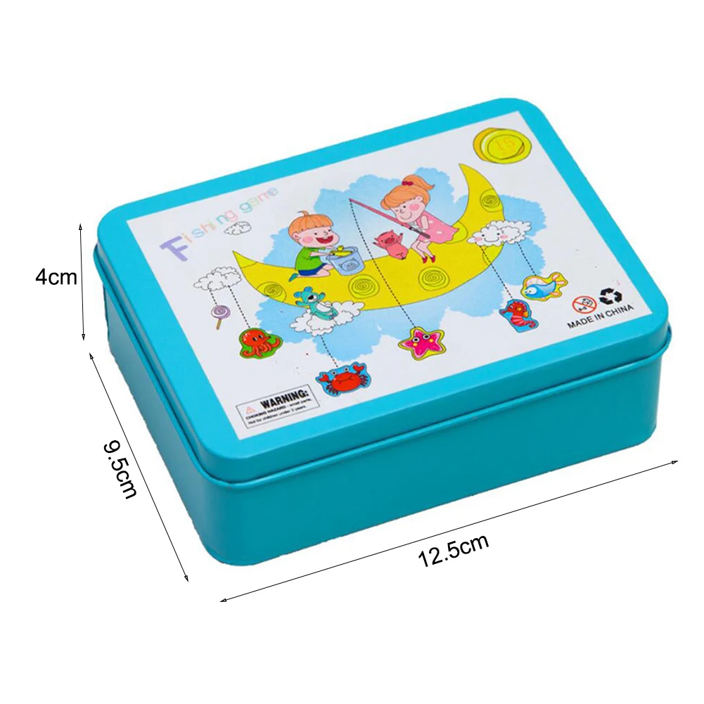 Набор игрушек для рыбалки маленьких мальчиков и девочек 15 шт. магнитные детские